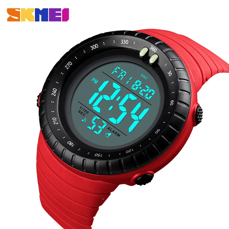 

SKMEI Men Sports Watch Countdown Dual Time Digital Men Watches Sport Alarm Clock Waterproof Wristwatches Relogios Masculinos