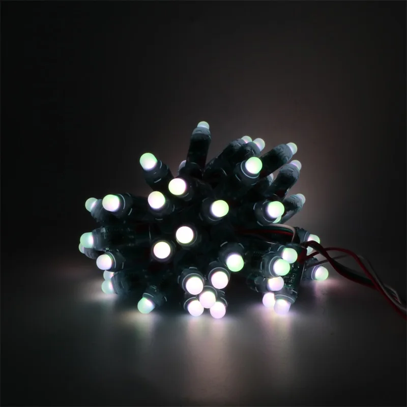 

SZYOUMY Waterproof DC5V Digital Full Color LED Pixel Light 12MM WS2811 2811 IC RGB Led Module String Free Shipping