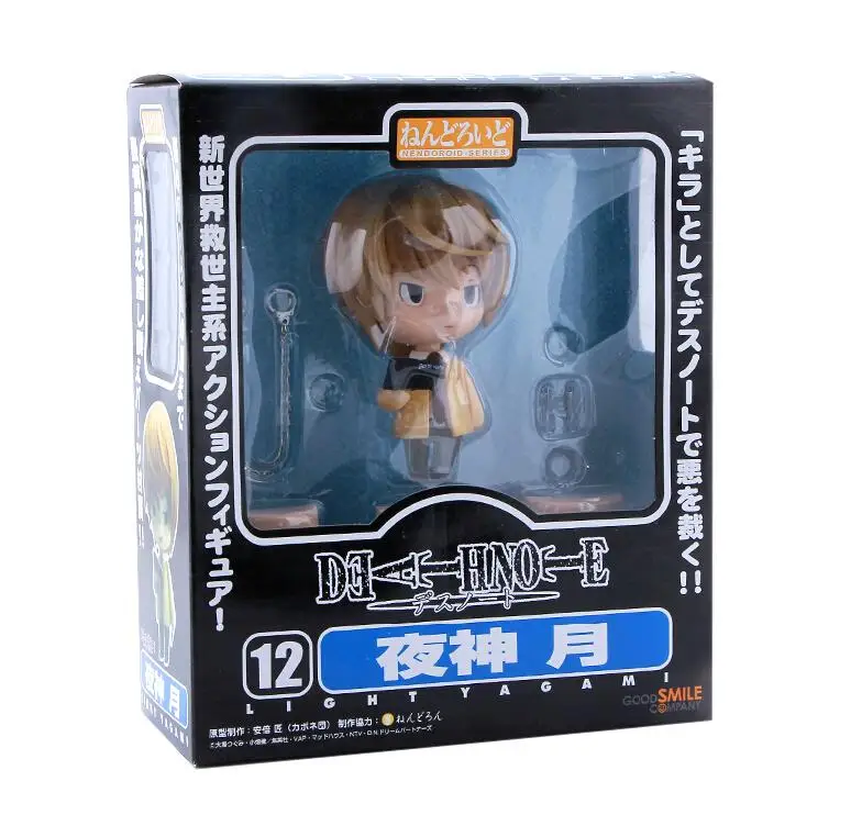 Аниме Симпатичные Nendoroid Death Note Ягами Лайт#12 ПВХ фигурку Коллекционная модель игрушки