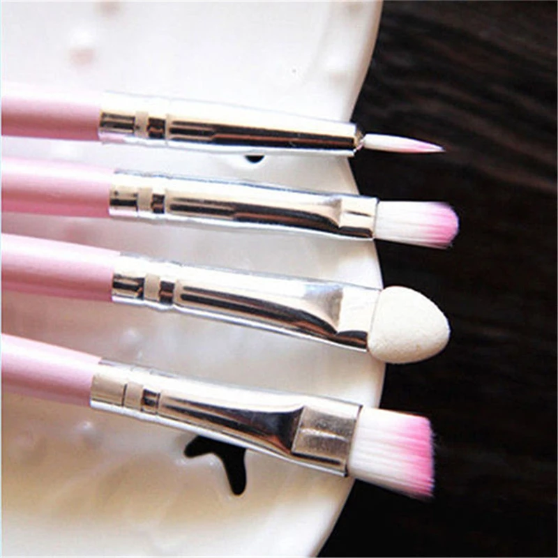 Набор розовых профессиональных кистей для макияжа 7 шт.|pink makeup brushes|makeup brushesmakeup