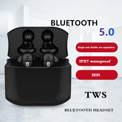 IPX7 Водонепроницаемый weilistong X9 наушники вкладыши TWS Bluetooth Беспроводная Спортивная