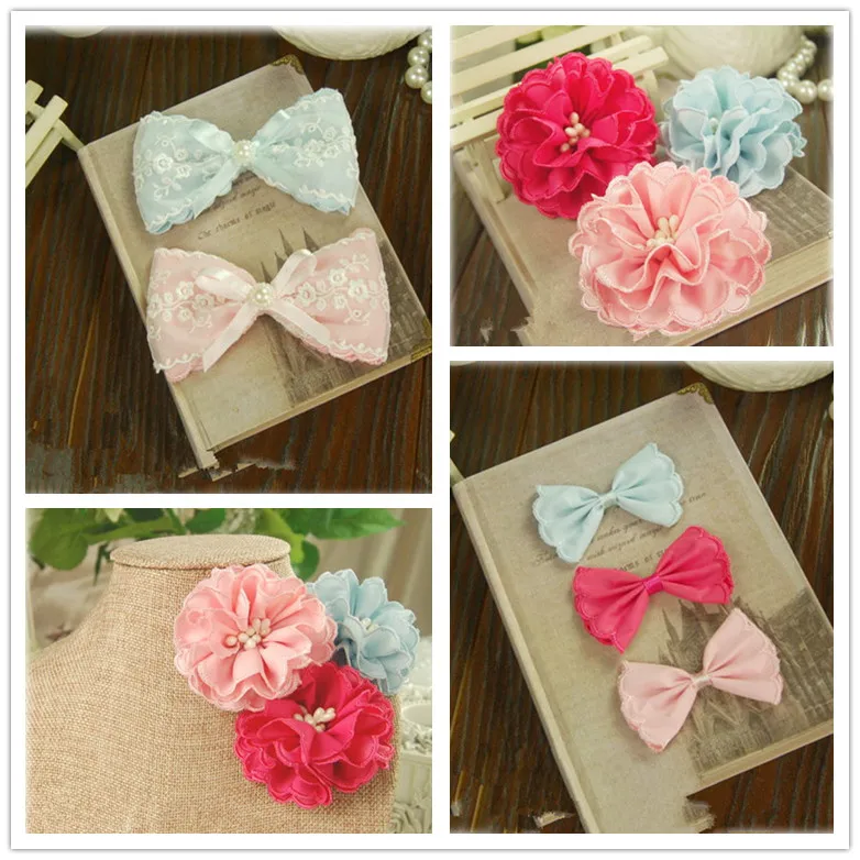 Free Shipping 5 yards 6.8cm width lace ribbons embroidered wave edges handmade bow diy materials embroidery colors | Дом и сад