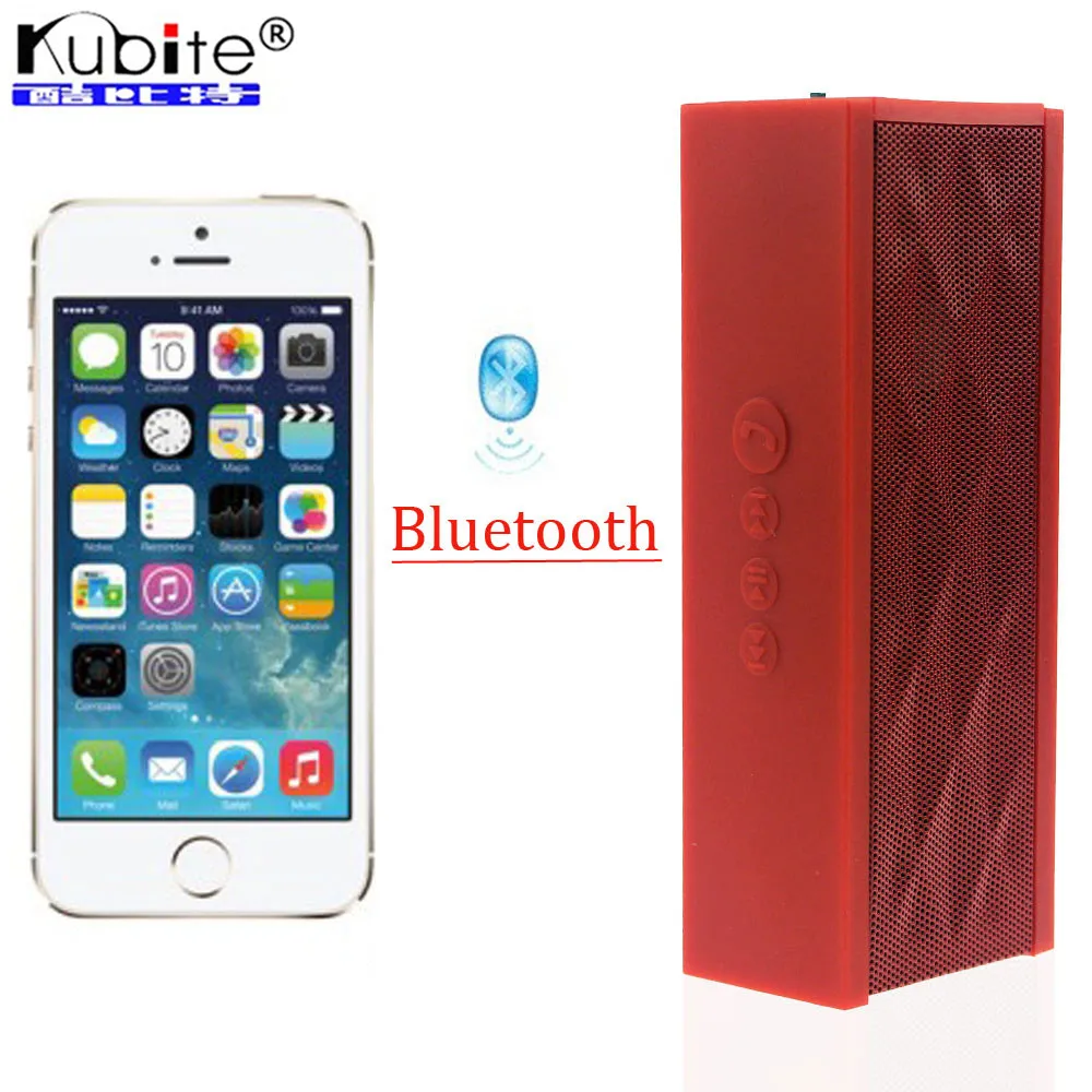 Kubite Марка Мини Портативный Спикер Bluetooth Беспроводной Громкой Связи Стерео