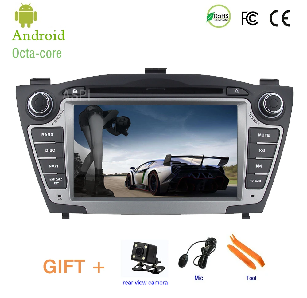 2 Din 8 ядерный 4G Android 0 автомобильный dvd-плеер для hyundai iX35 IX 35 Tucson 2011 2012 2013 с