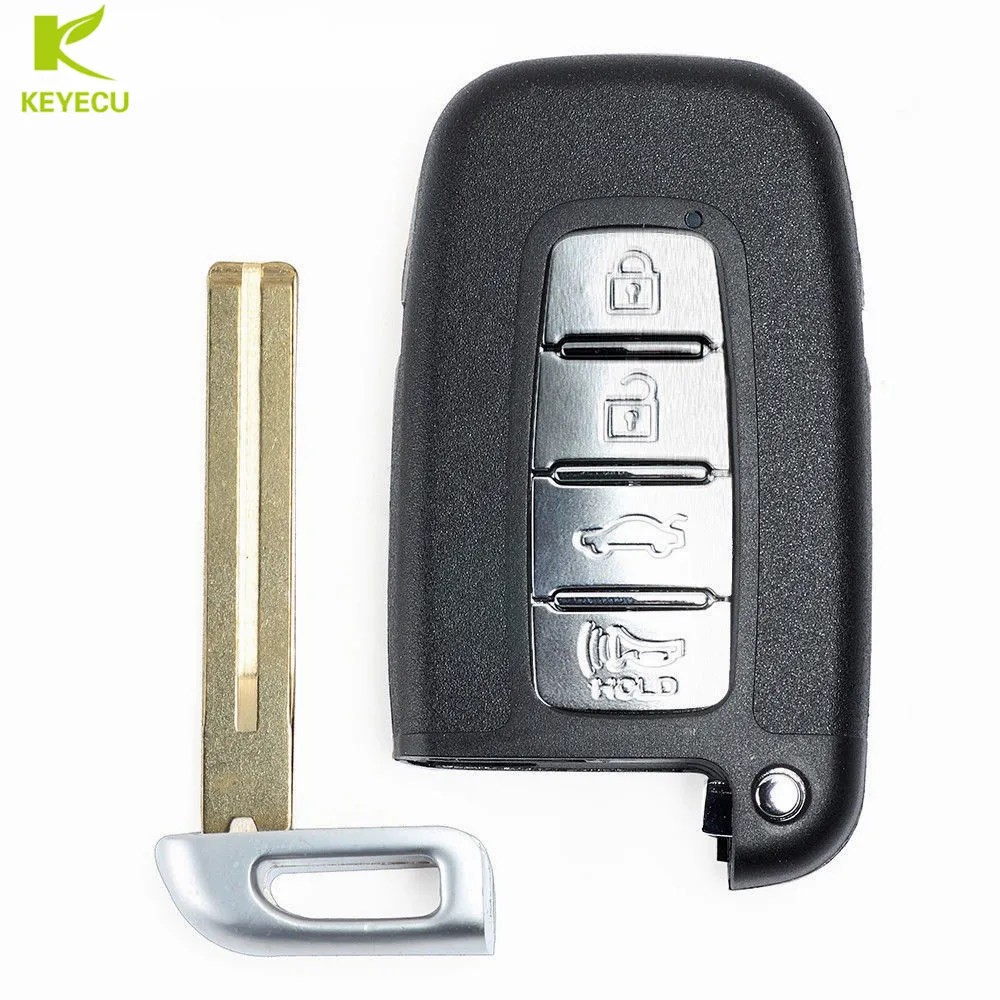 KEYECU 4 кнопки Relacement дистанционный смарт ключ брелок 433 МГц ID46 чип для Kia Soul Sportage 2011