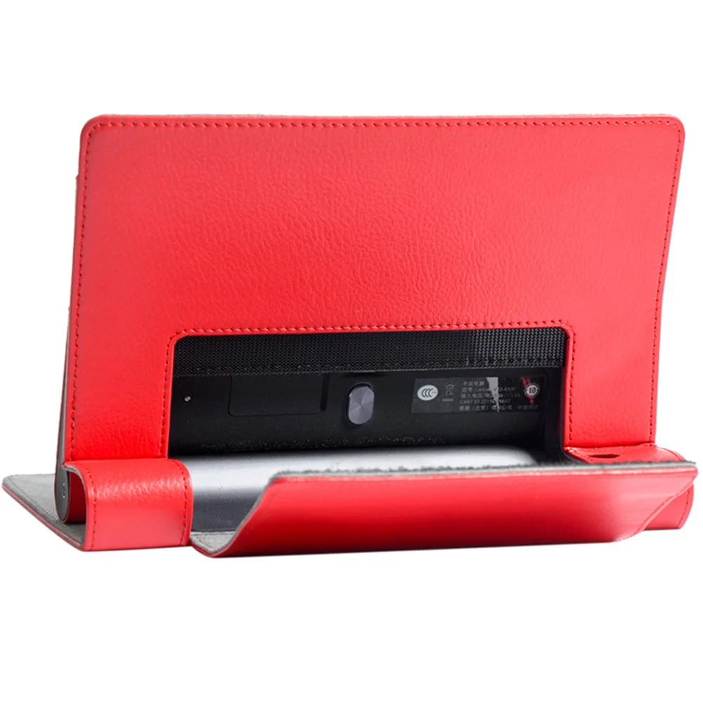 Модный чехол-книжка из искусственной кожи с рисунком личи для Lenovo YOGA TAB 3 YT3-850