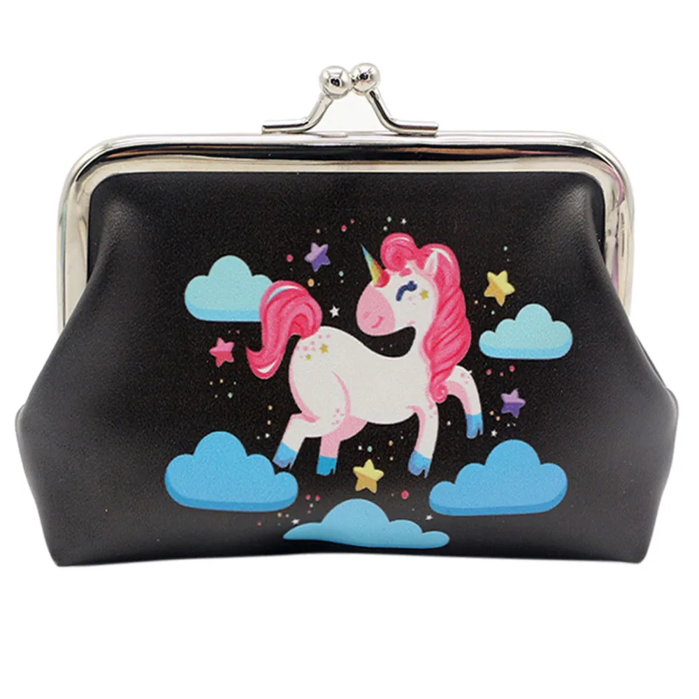 Для женщин и девочек Мультяшные закуски портмоне кошелек сумка для мелочи чехол