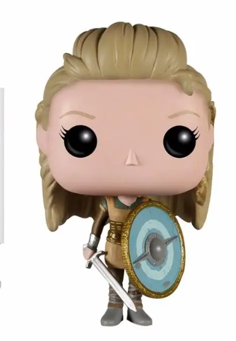 178 Funko pop Vikings 178# LAGERTHA 177# Рагнар Лодброк фигурка украшение высокое качество ручной работы Коллекция фигурка подарок для мужчин - Цвет: 178