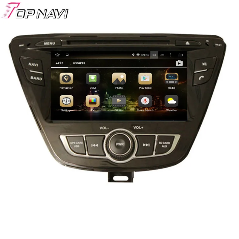 Topnavi 7 ''Octa Core 4 Гб RAM Android 6 0 Автомобильный видеоплеер Авто аудио DVD ПК для HYUNDAI