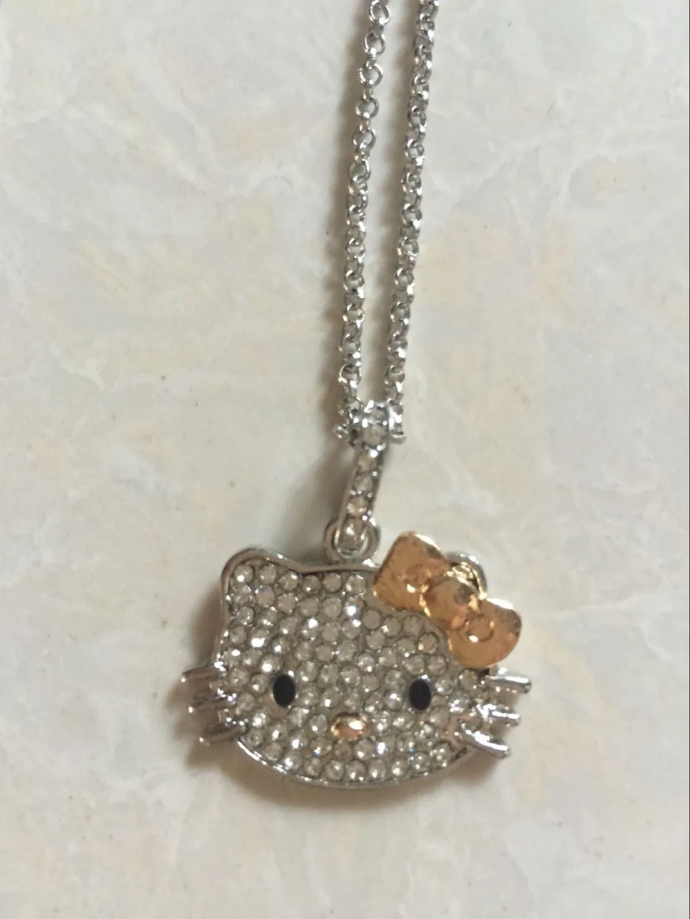 Лидер продаж Для женщин летние бижутерия с прозрачными стразами бантом Hello