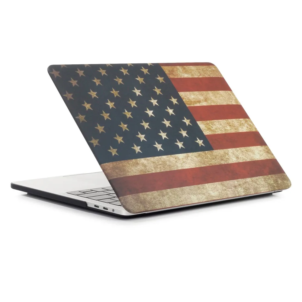 Чехол с рисунком флага для Apple MacBook M1 Chip Air Pro Retina 11 12 13 3 15 16 дюймов 2020 Touch ID Bar New
