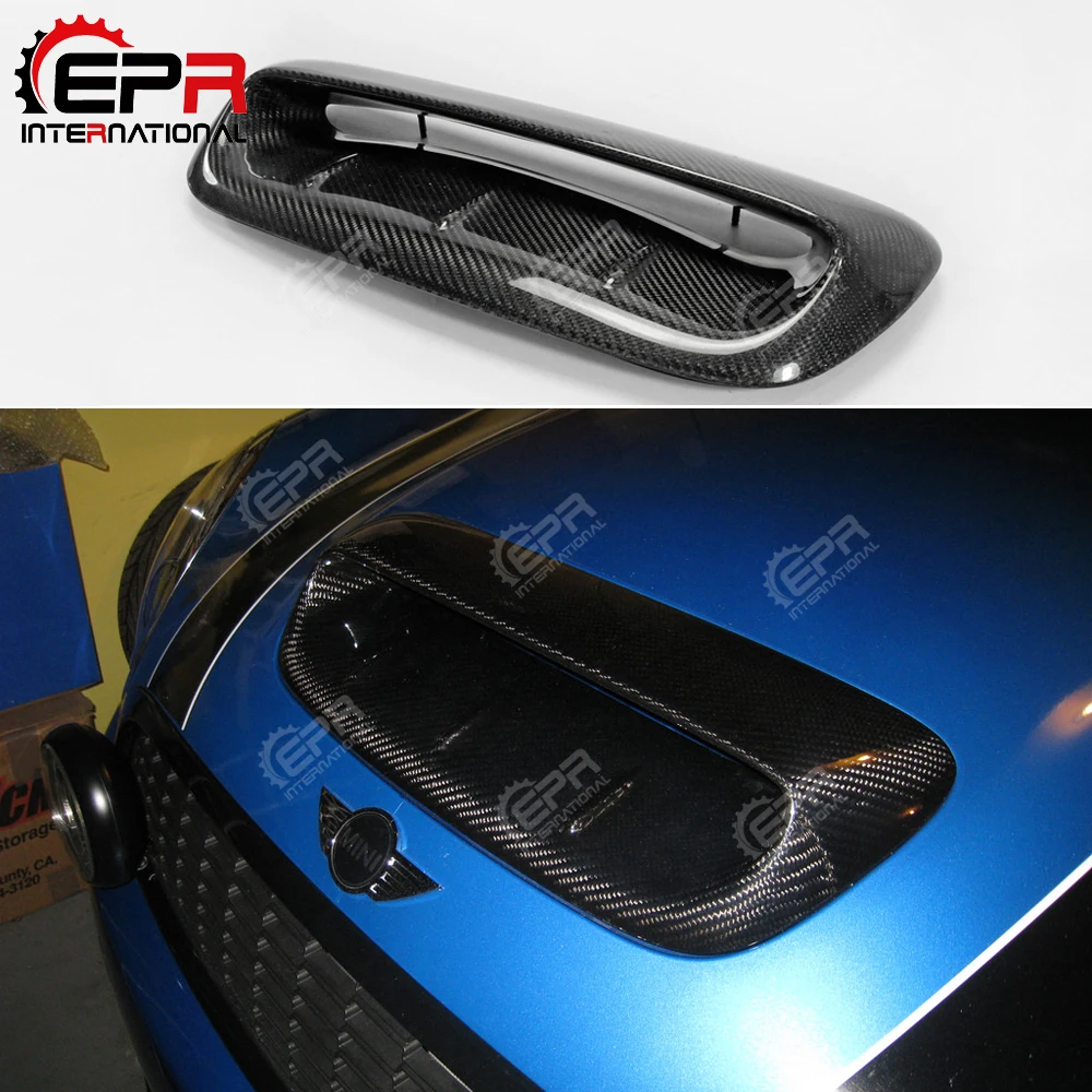 Для Mini Cooper S R56 тюнинг пластик армированный волокном углеродное волокно вытяжка