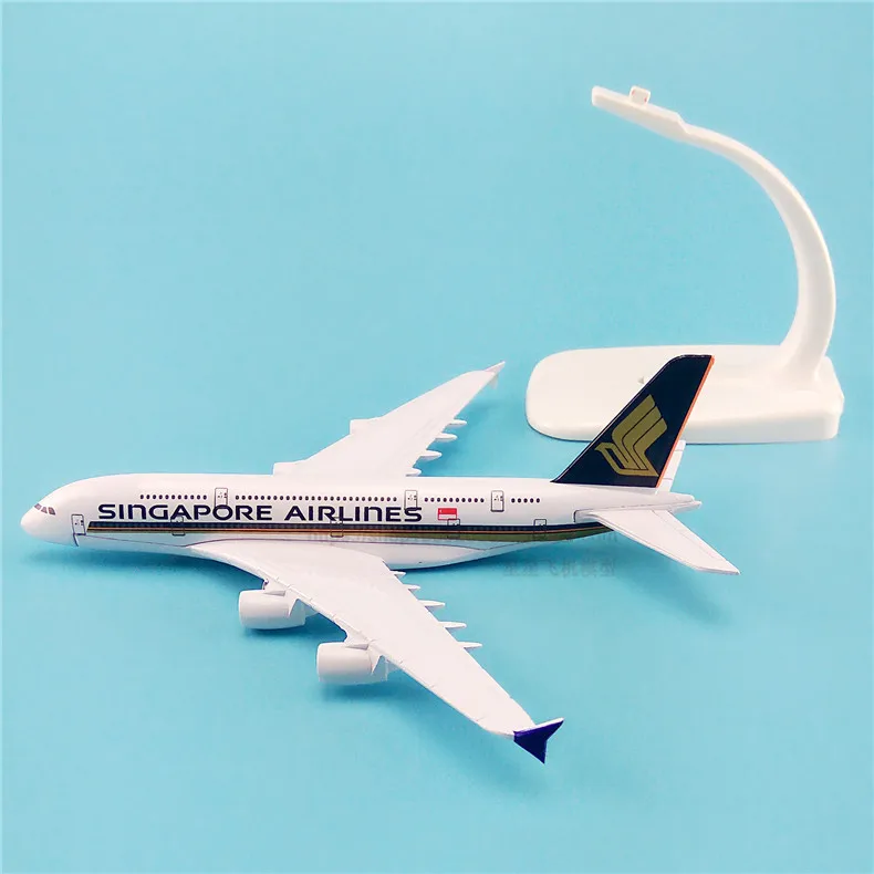 16 см Сингапур A380 самолетом модель 9V SKA Аэробус авиакомпаний дыхательные пути
