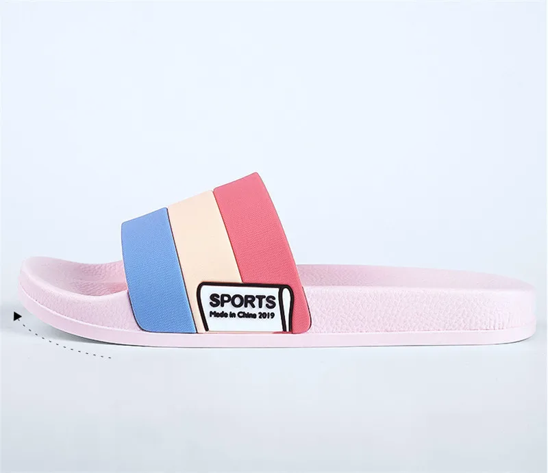 

Slippers Women Cute Lovely Shoes Bath Slipper Slip on Flats Beach Sandals Flip Flops Couple Ladies Sliders Shoes Zapatos Mujer