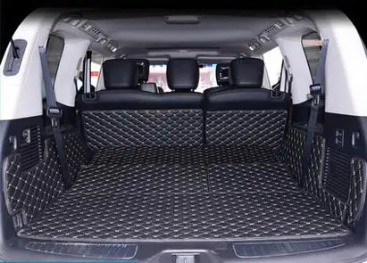 

Good mats! Special trunk mats for Infiniti QX56 8seats 2015-2009 waterproof boot carpets cargo liner for QX56 2011,Free shipping