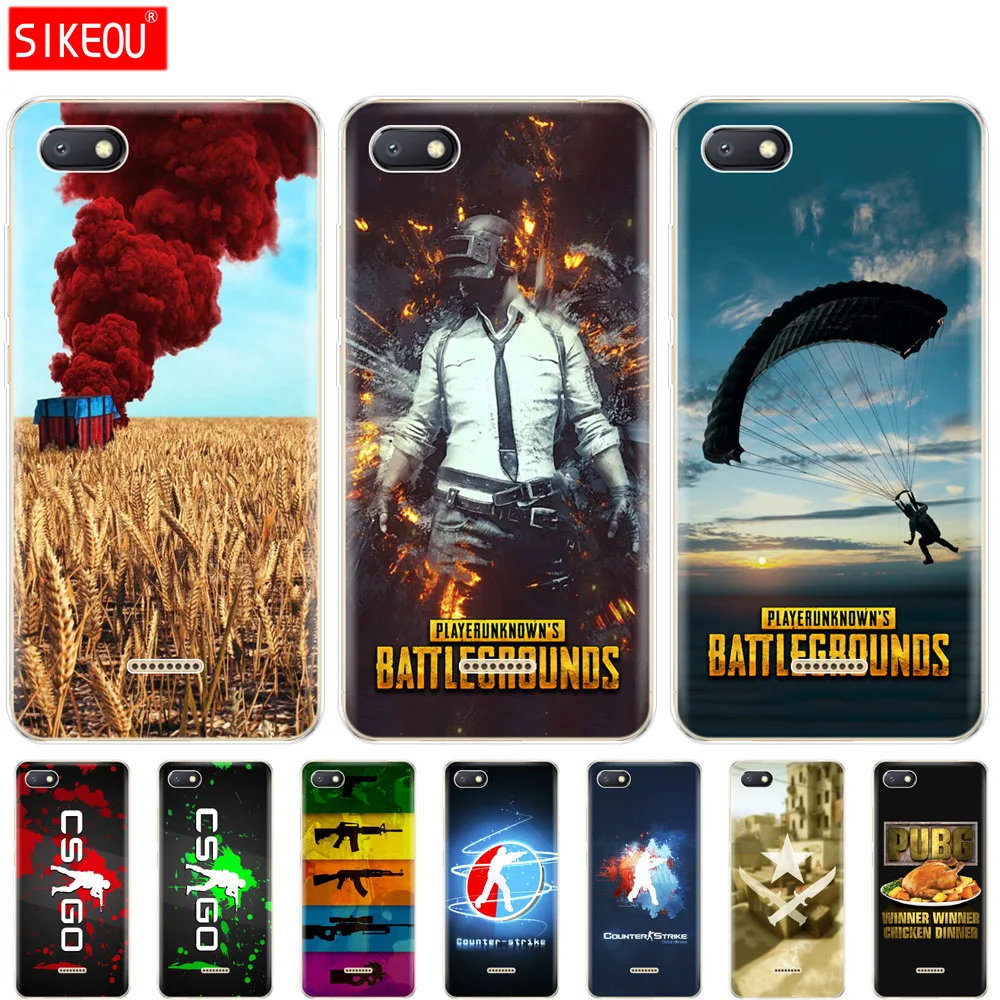 Чехол для redmi 6a 6 pro чехол xiaomi note 7 go mi 9 SE Counter Strike CS GO и PUBG | Мобильные телефоны