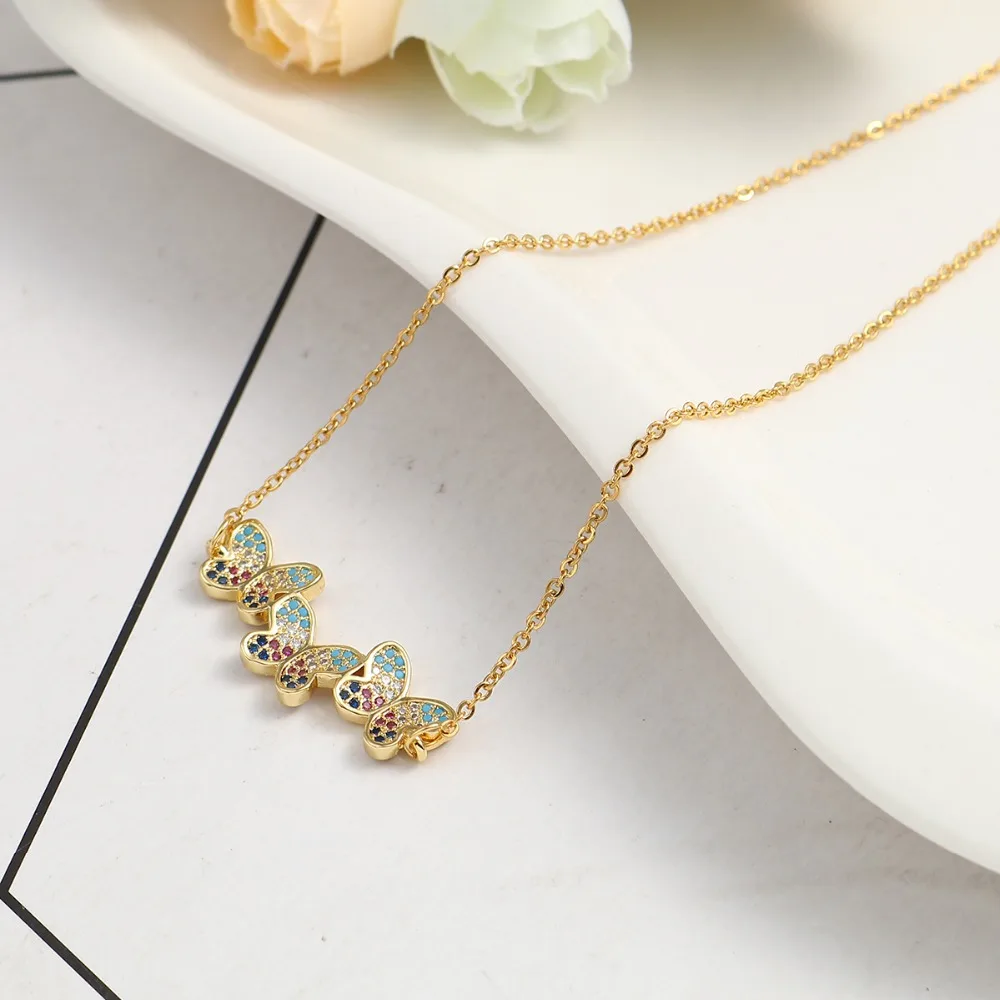 DoreenBeads модное ожерелье с кулоном из нержавеющей стали микро покрытием золотого и