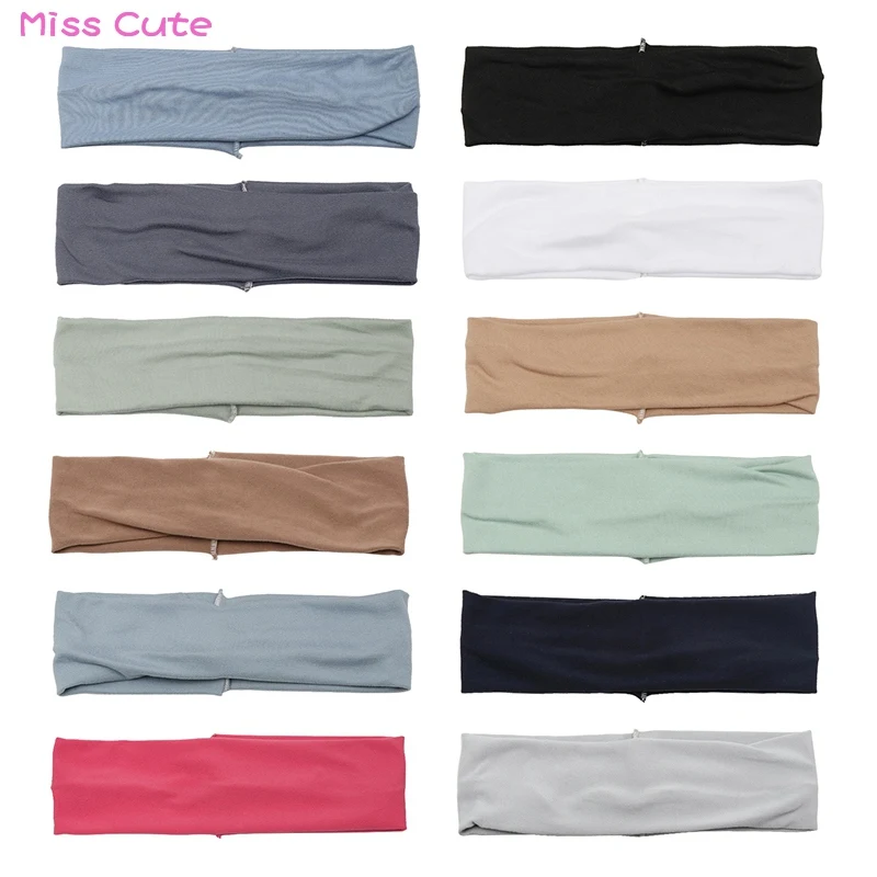 12 видов цветов Детская повязка на голову из хлопка детская чалма эластичная