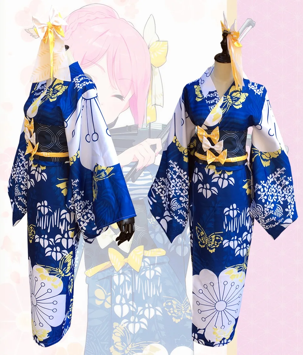 

Man Woman Cosplay Anime Cartoon VOCALOID Cos Japanese kimono Halloween Party Megurine Luka Cosplay Costume