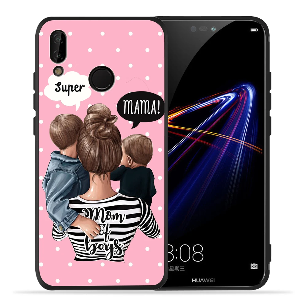 09 Модный чехол Super Mama mouse Dad girl boy Baby для huawei P20 Lite Pro P30 Lite Pro P8Lite P9Lite P Smart P10 Lite - Цвет: 09
