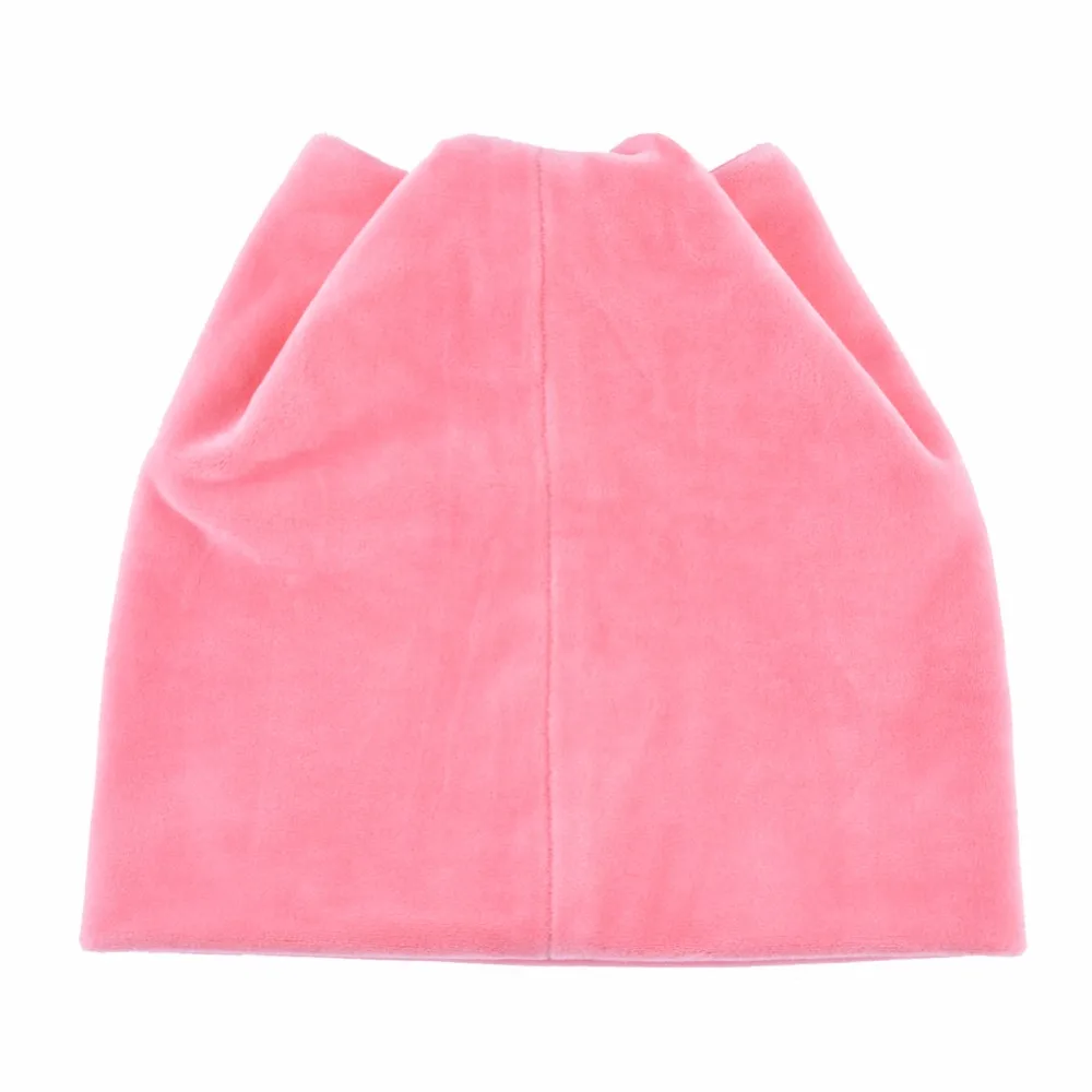 шапка с ушками Зимние шапки для женщин beanies милый бант орнамент кошка кость
