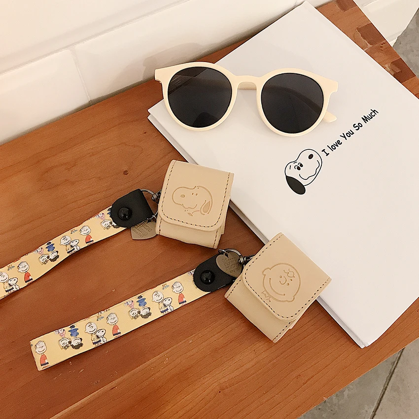 GOOYIYO-для Airpods 1 2 кожаный чехол для наушников с зарядным устройством Аксессуары