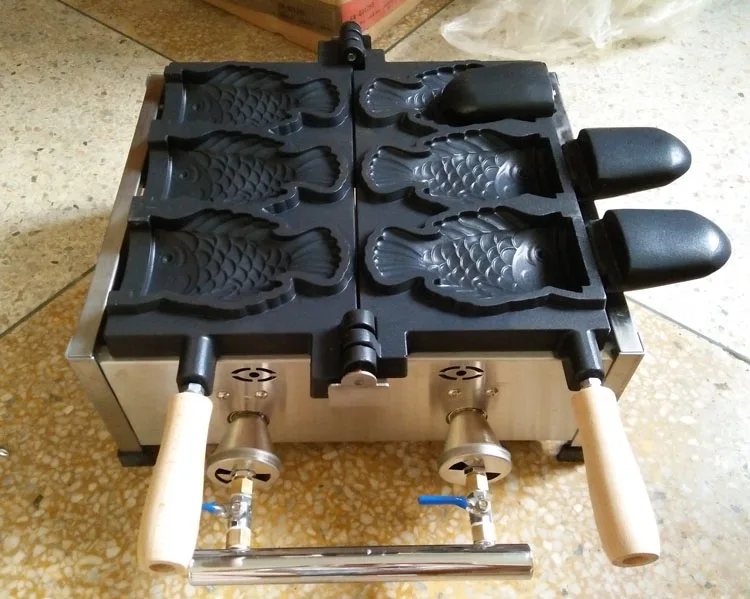 Тип газа мороженое аппарат Taiyaki ice ceram Конус чайник