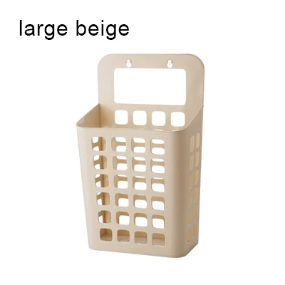 large beige Корзина для грязной одежды, настенная висячая корзина для белья, домашняя корзина для белья, корзина для хранения одежды, корзина для белья, Органайзер - Цвет: large beige
