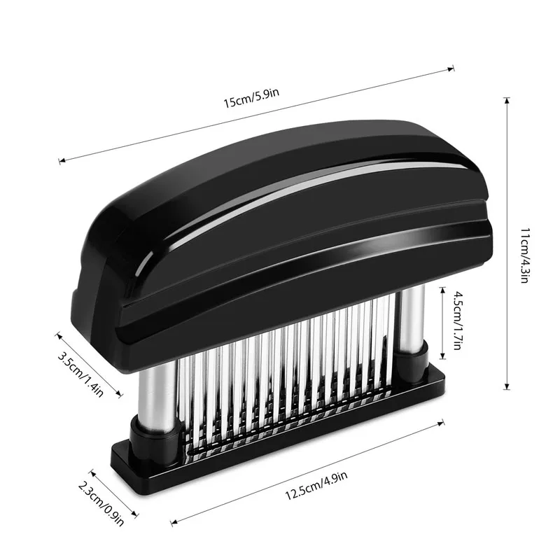 Профессиональный мясорубка из нержавеющей стали мяса Tenderizer с 48 лезвиями иглы