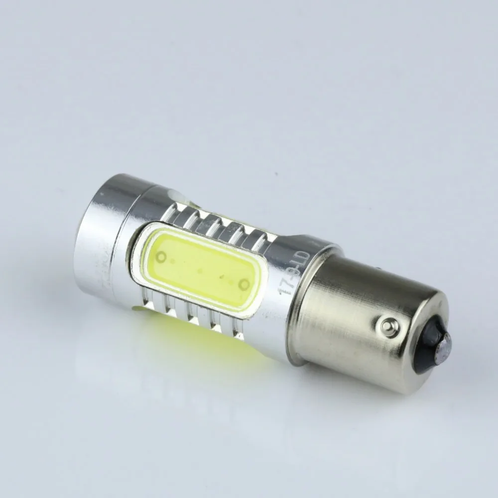 ANMINGPU сигнальная Лампа 2x супер яркий COB P21W Led 1156 BA15S R5W автомобильные фонари заднего