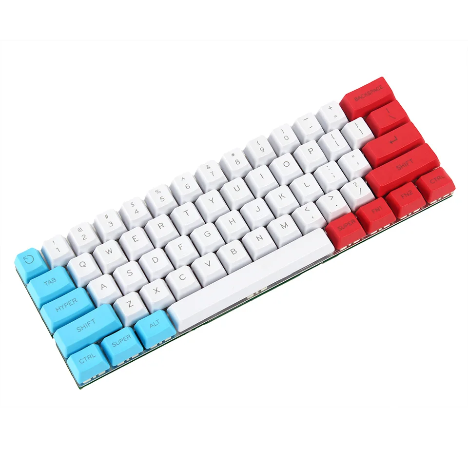 Kit 2 Top Print YMDK заказной 61 ANSI набор ключей OEM профиль толстый PBT набор ключей подходит для Cherry MX переключатели Механическая игровая клавиатура - Цвет: Kit 2 Top Print