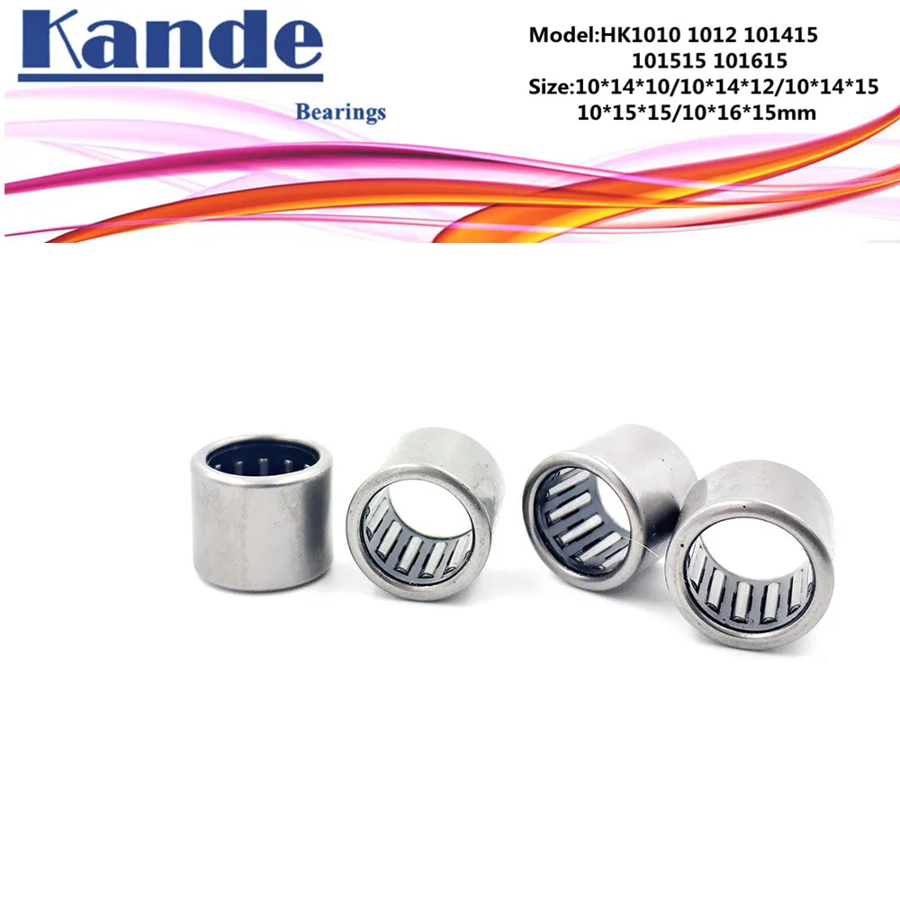 Игольчатые подшипники HK1010 HK1012 HK101415 HK101515 HK101615 игольчатый роликоподшипник 10x14x10