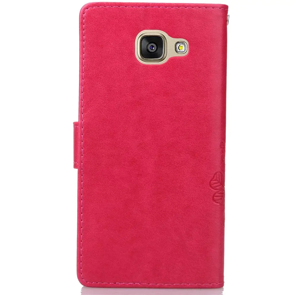 Для Samsung Galaxy A3 A5 2016 Leather Case A510 A510F Бумажник Flip Держателя Карты Мягкий Силиконовый