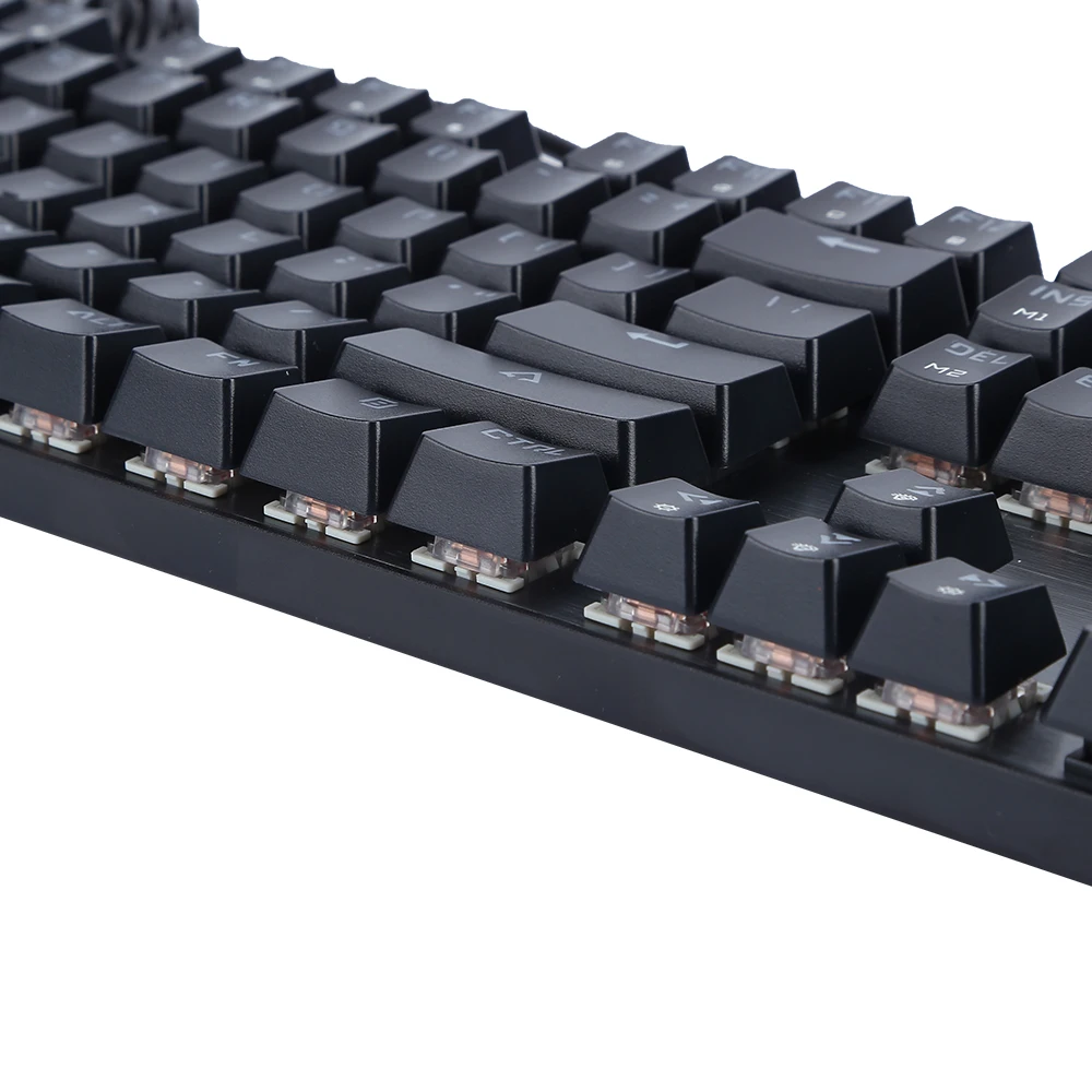 Новый MOTOSPEED CK104 Проводная светодио дный Подсветка механическая клавиатура 104