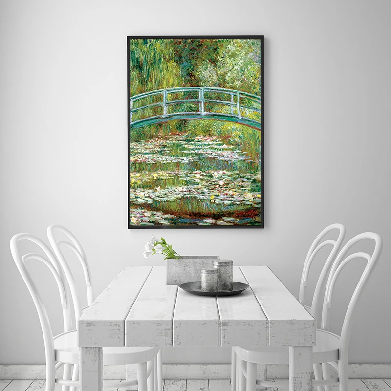 Постеры и принты Monet Настенная картина с изображением цветов весенний пейзаж