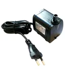 Погружная водяная помпа для аквариума, новая гидропонная помпа для аквариума, фонтана, пруда, 220 - 240 В, 50 Гц, 400 лч, 7 Вт, европейская вилка