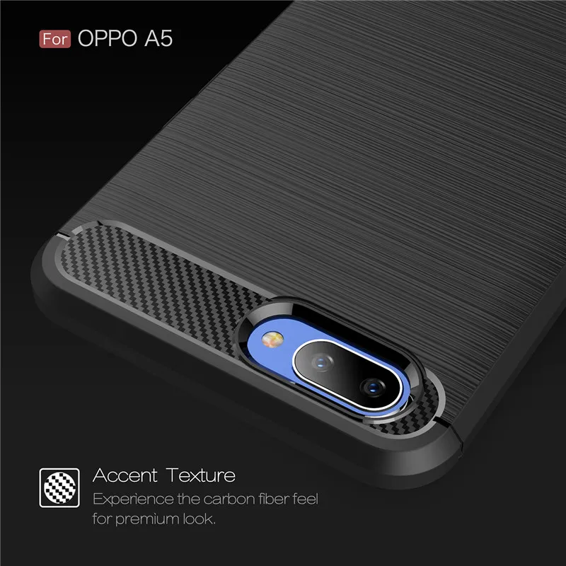 BSNOVT Oppo A5 чехол противоударный силиконовый матовый для телефона A 5 мобильный