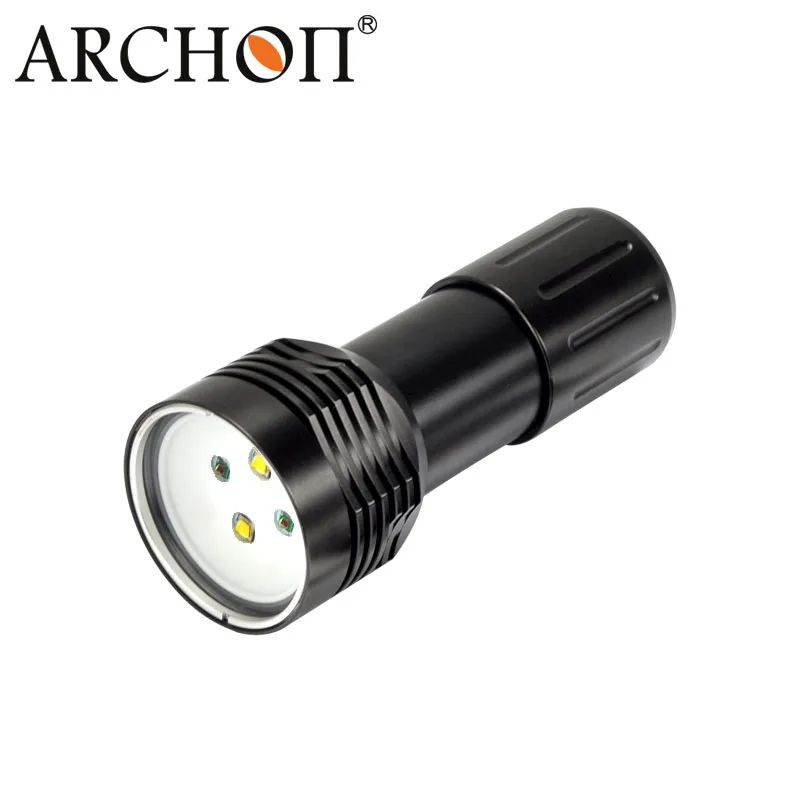 Фонарь для дайвинга ARCHON D32V W38V, 100% люмен, 100 м, для подводной съемки, Z03