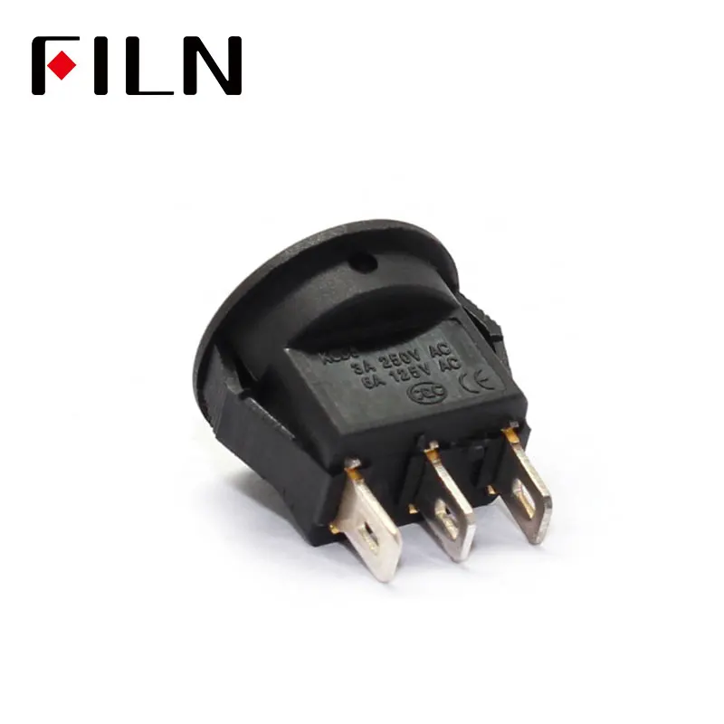 FILN KCD1 2 pin 3pin IP65 вкл./ВЫКЛ. Защелкивающийся клавишный переключатель мини для - Фото №1