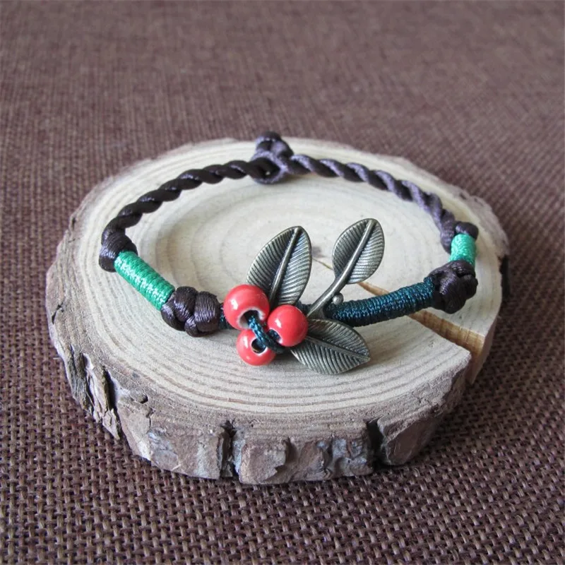 Brokenstone Модные Винтажные Листья бисер браслет для женщин|bracelets for|beads bracelets for womenbead