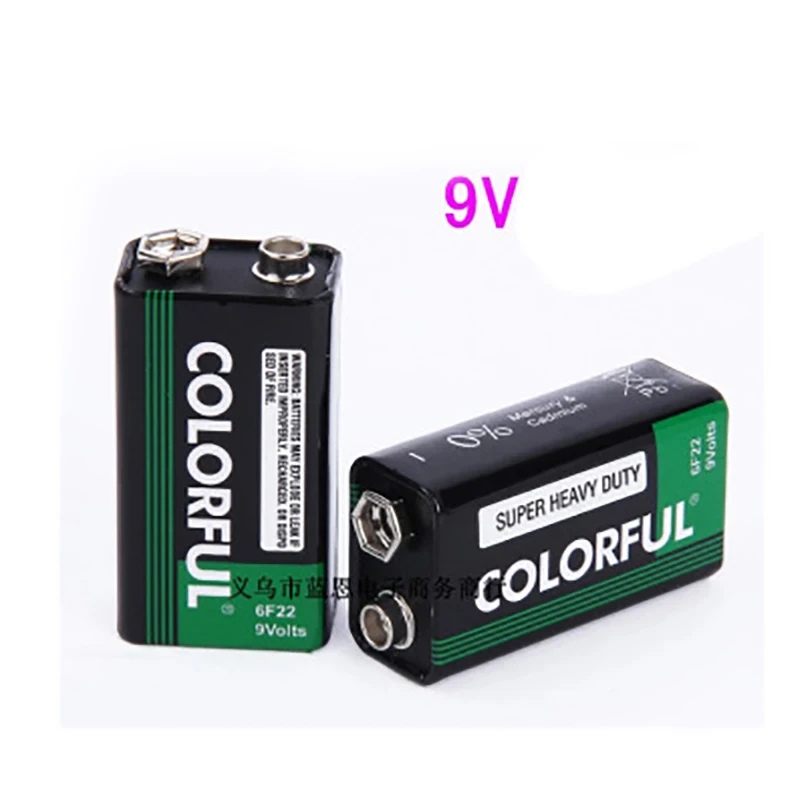 Cncool 10 шт. 9В 6F22 сухая батарея для цифровой камеры радиоуправляемая игрушка