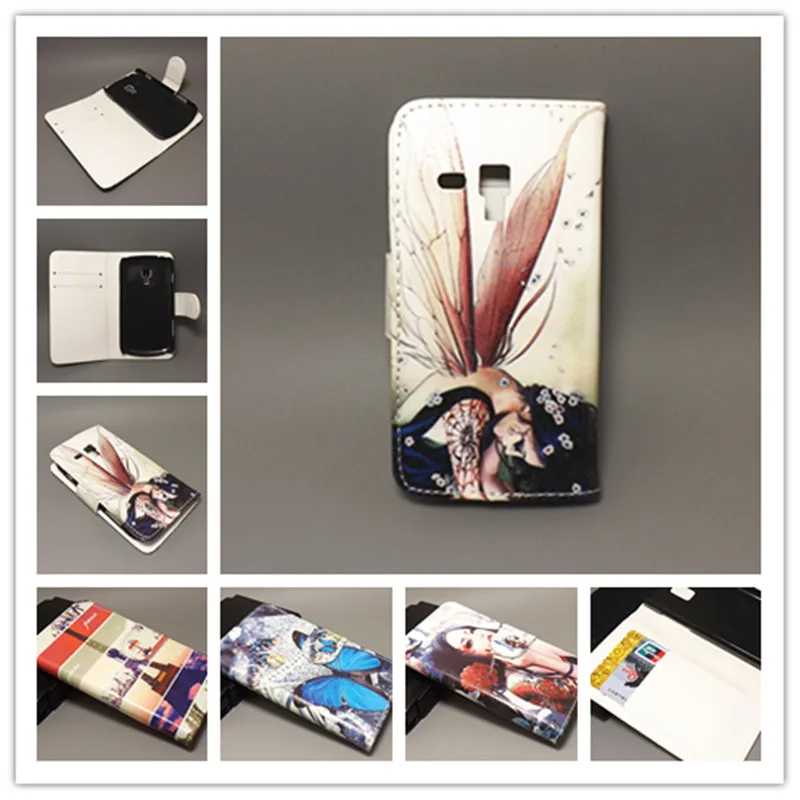Новый цветной дизайнерский чехол бумажник с рисунком флага для Samsung GALAXY S Duos S7562