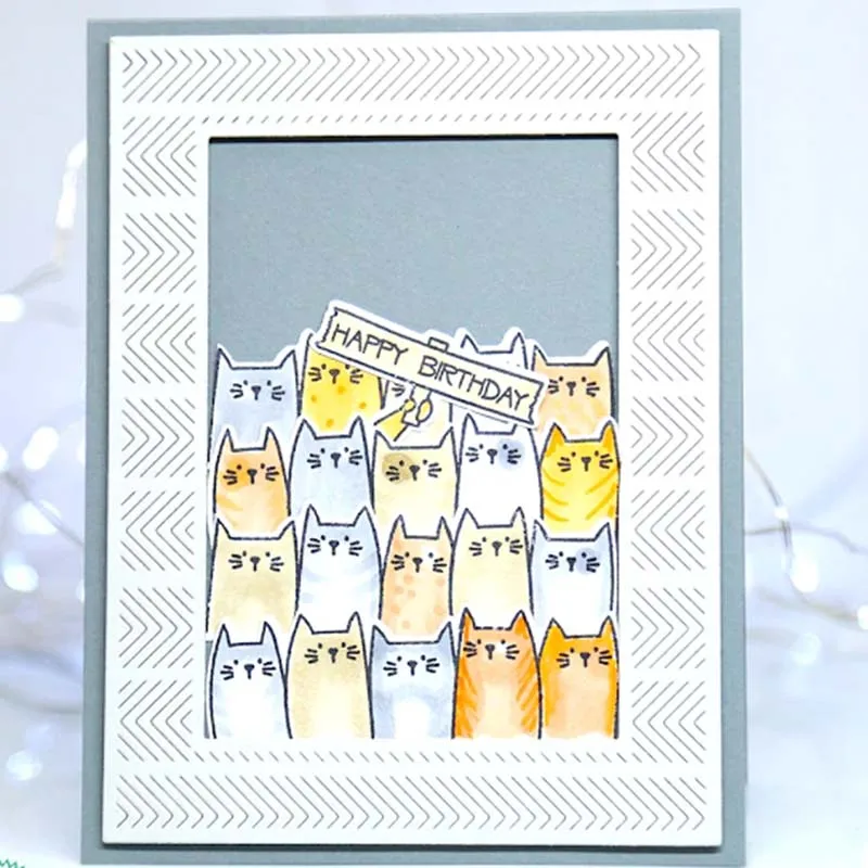 Животное металлический Трафаретный вырубной штамп штампы трафарет для DIY