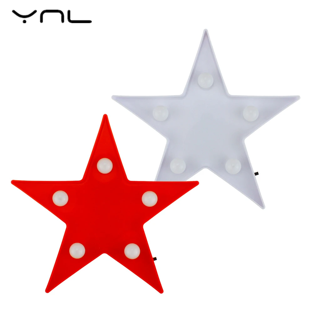 Милый детский светодиодный ночник настольная лампа Фламинго кактус звезда