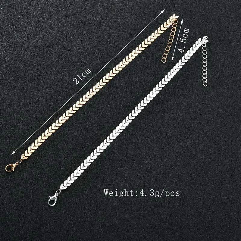 Modyle Bohemian Gold Color Arrow Leg Bracelet for Women Vintage Yoga Beach Anklet Summer Style Sandals Brides Shoes Barefoot | Украшения и