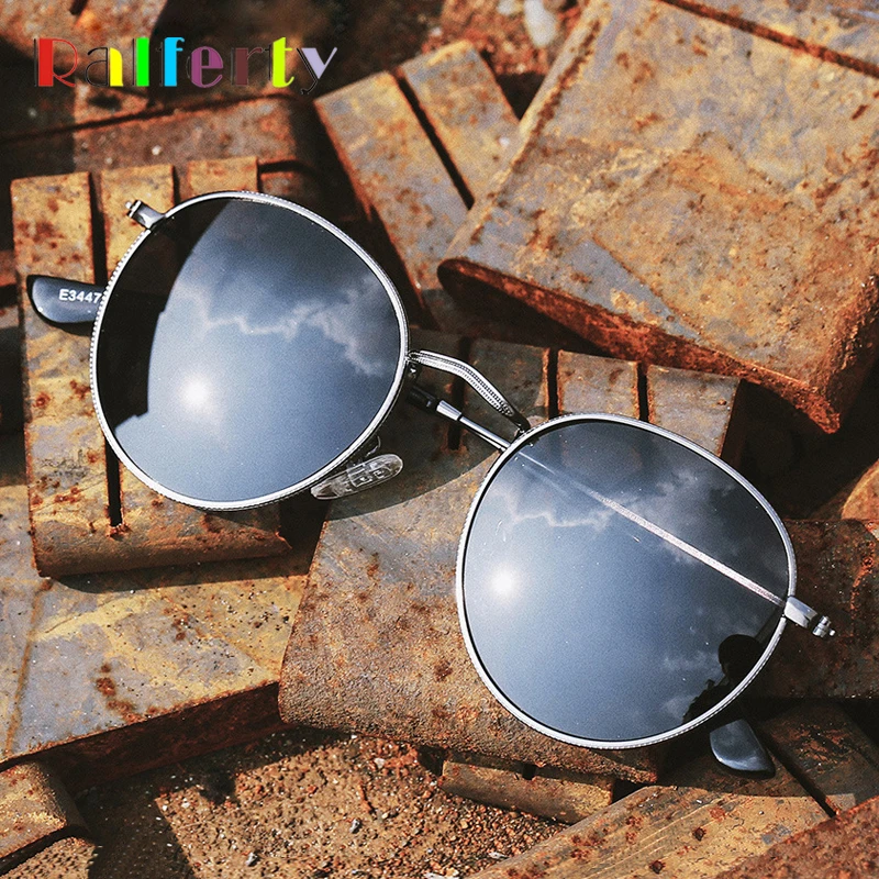 Ralferty Polarized Sunglasses Women Brand Vintage Retro Round Sunglass Female Shades for Women Sunglases gunes gozlugu J3447