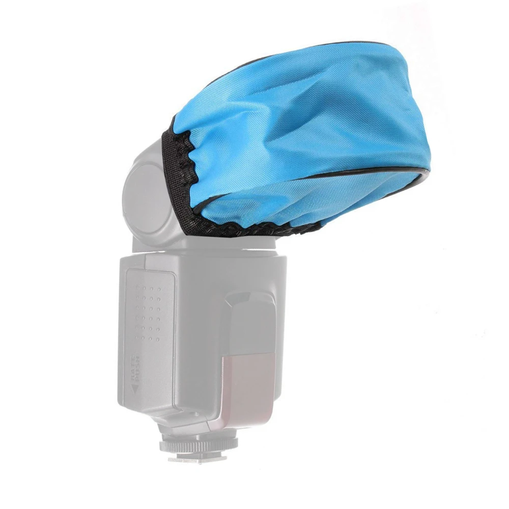 Универсальный Цветной мягкий рассеиватель для вспышки MINIFOCUS (синий красный