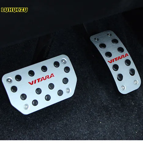 Тормозная педаль Luhuezu из алюминиевого сплава для Suzuki Vitara Accessories 2015 2016 2017|for suzuki|cover