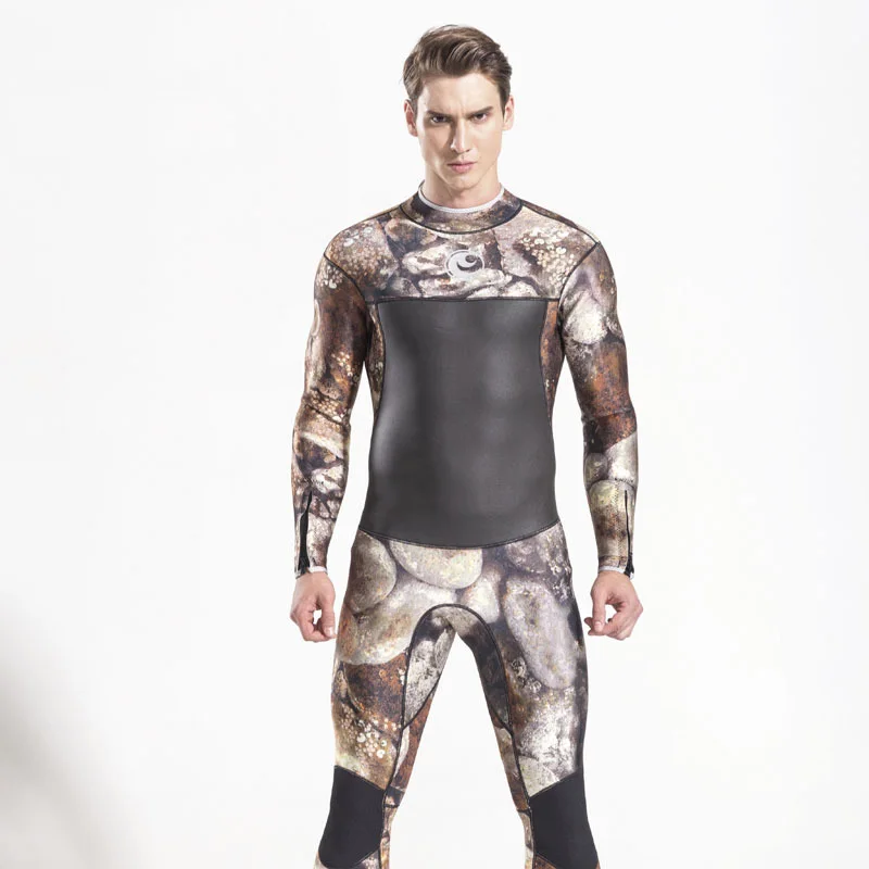 Костюм мужской неопреновый с длинным рукавом профессиональный купальный костюм