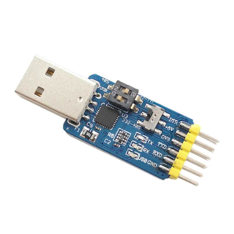 1 шт. CP2102 6 в многофункциональный модуль последовательного порта USB TTL 3 V/5 V 485 232